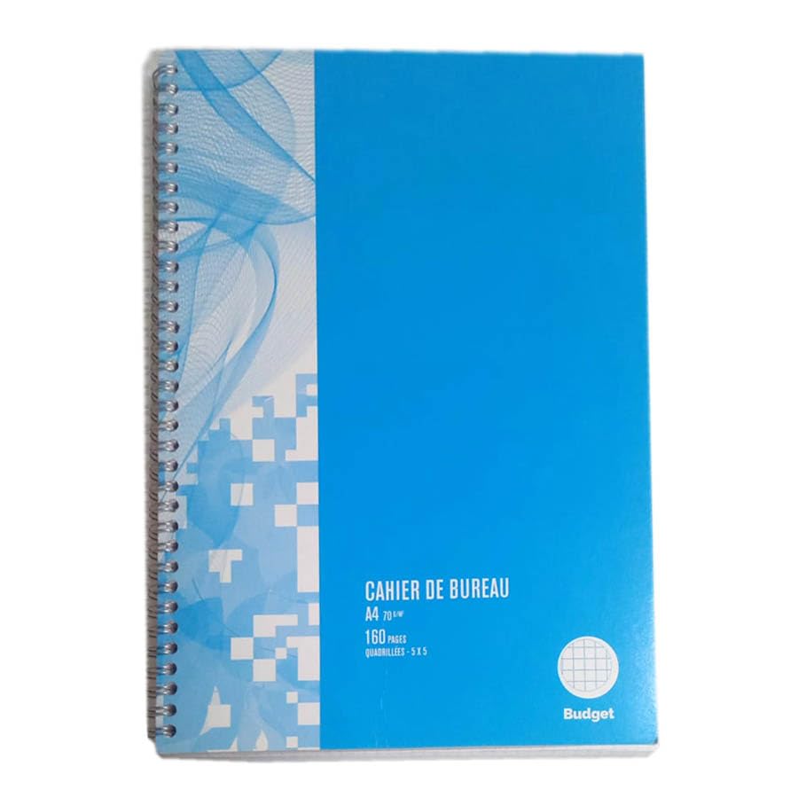 Mintra University notebook INTROPA 1/2 cm double spiral 80 sheets cardboard cover A4