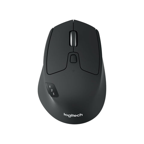 Logitech M720 Triathlon Multi-Device Wireless Mouse - Black