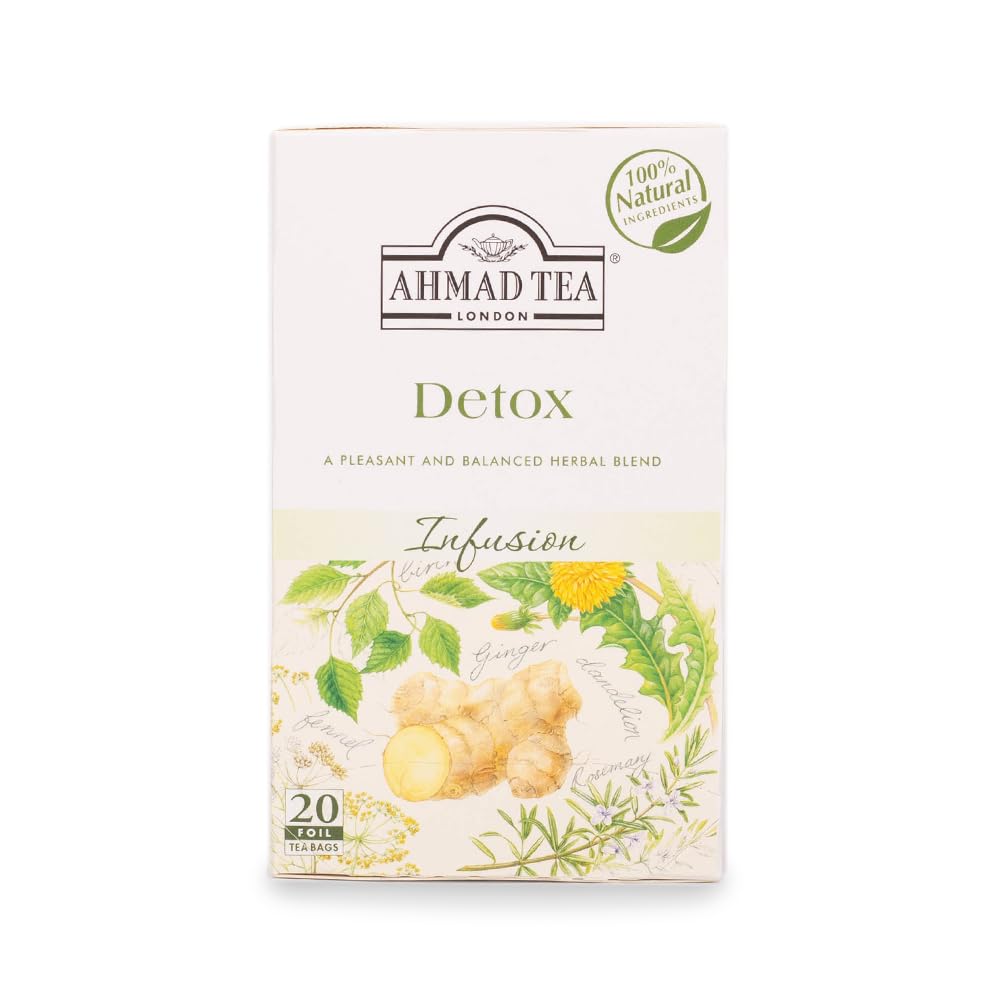 Ahmad Tea Detox Herbal Tea 20 Tea Bags