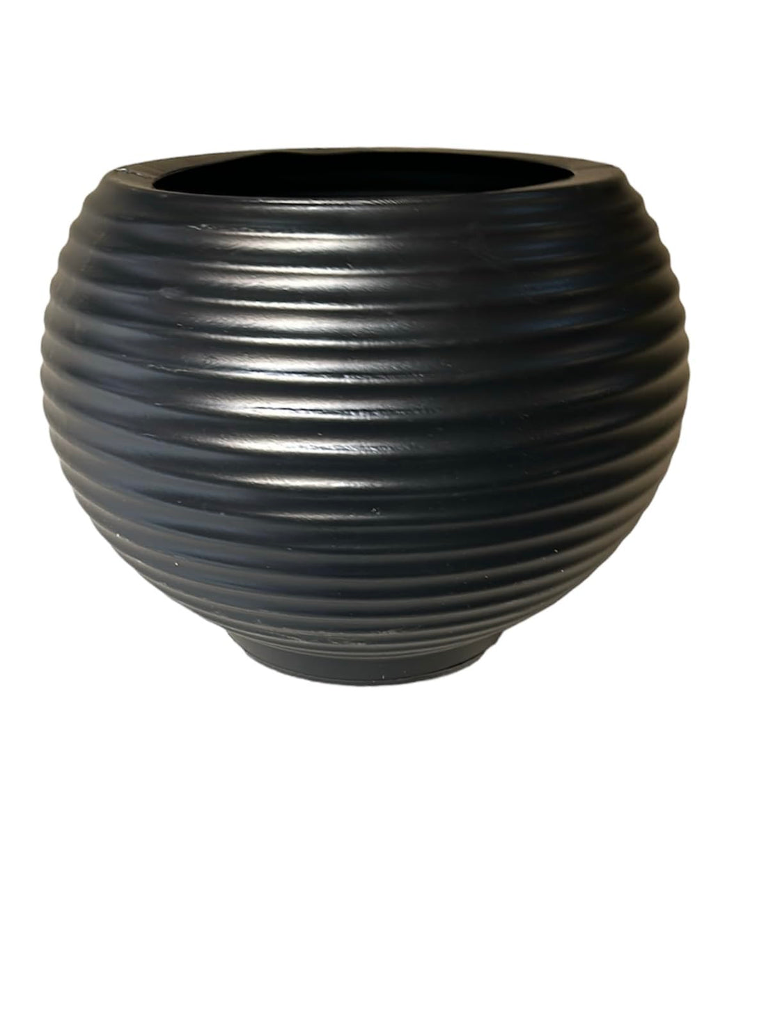 Circle plant pot 30 cm, black