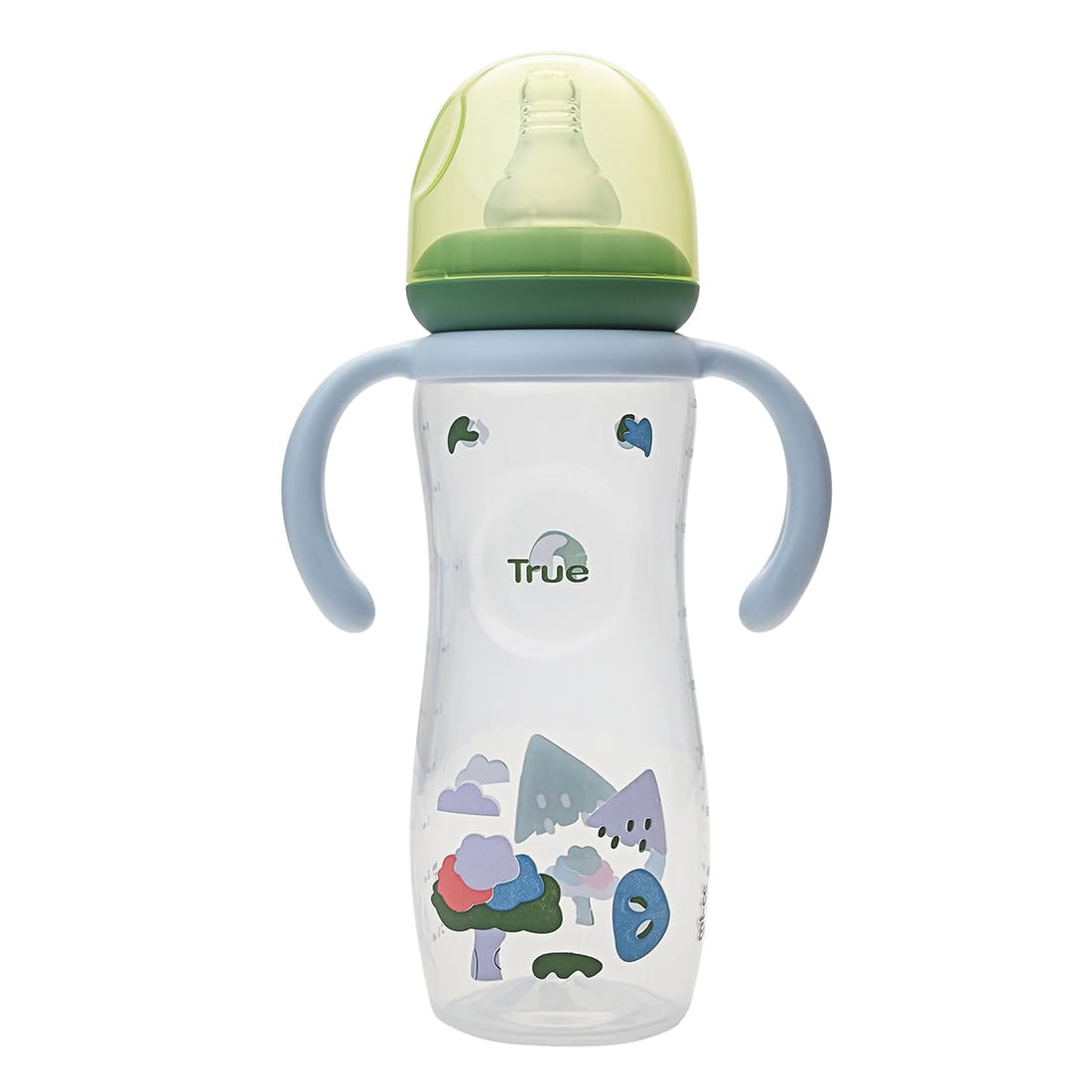 True Gold Standard bottle with handles 260ml with silicon teat 3+m
