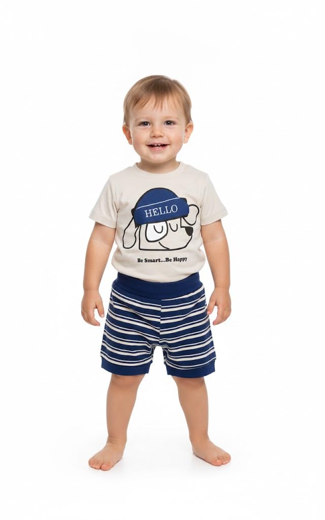 nice baby اولادي طقم نص كم Hello Dog
