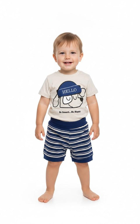 nice baby اولادي طقم نص كم Hello Dog
