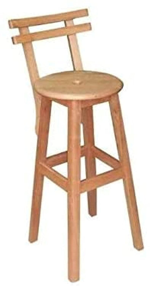 High bar chair 80 cm Full beech wood