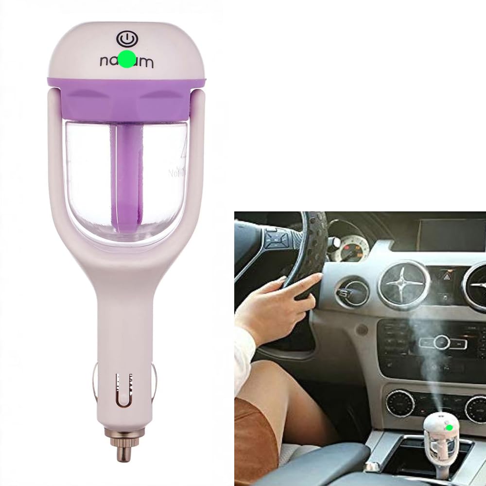 Kaber Egypt 2020 Car Air Freshener, Aroma Diffuser & Air Purifier with Aroma Touch, Car Air Freshener, Works on the Car Lighter Outlet - Fill Your Favorite Fragrance - Violet