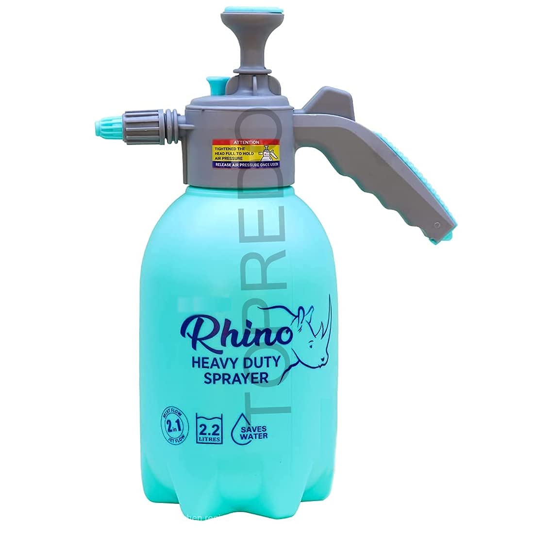 Garden Sprayer Pressure Pump | Lawn Sprinkler | Water Mister | Herbicides | Pesticides | Fertilizers | Plants| Flowers Outdoor Kitchens 2.2 L Capacity (Aqua)