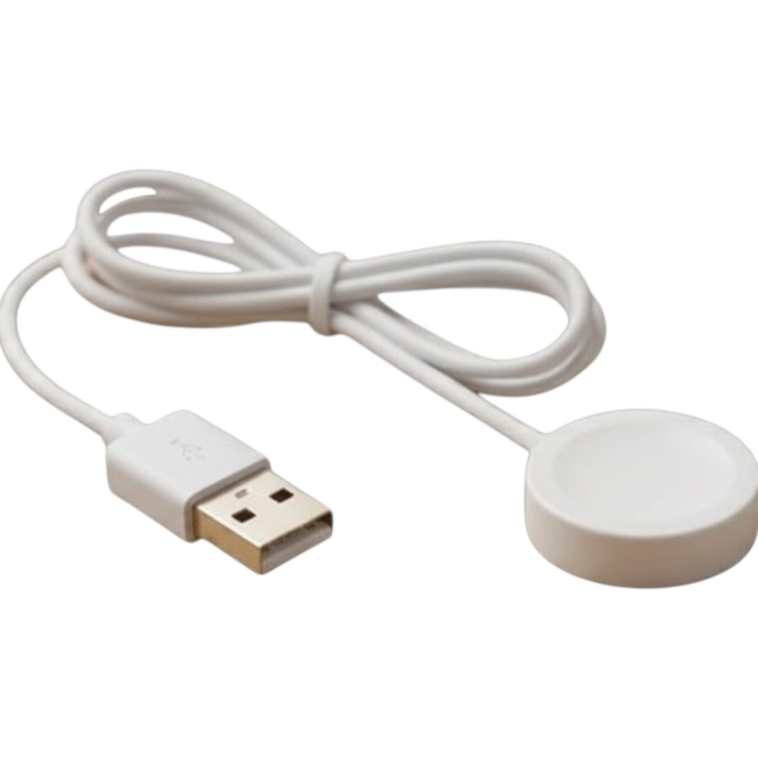 Magnetic Wireless Charger For HW22, HW57 PRO, HW67 PLUS, T800 Ultra, T900 Ultra, S8 Ultra, S8 MAX, MB S8 PRO ULTRA, HK8 Pro max, HK9 Pro T10 Ultra White, USB-A Interface, 40CM Cable, Fast Charging