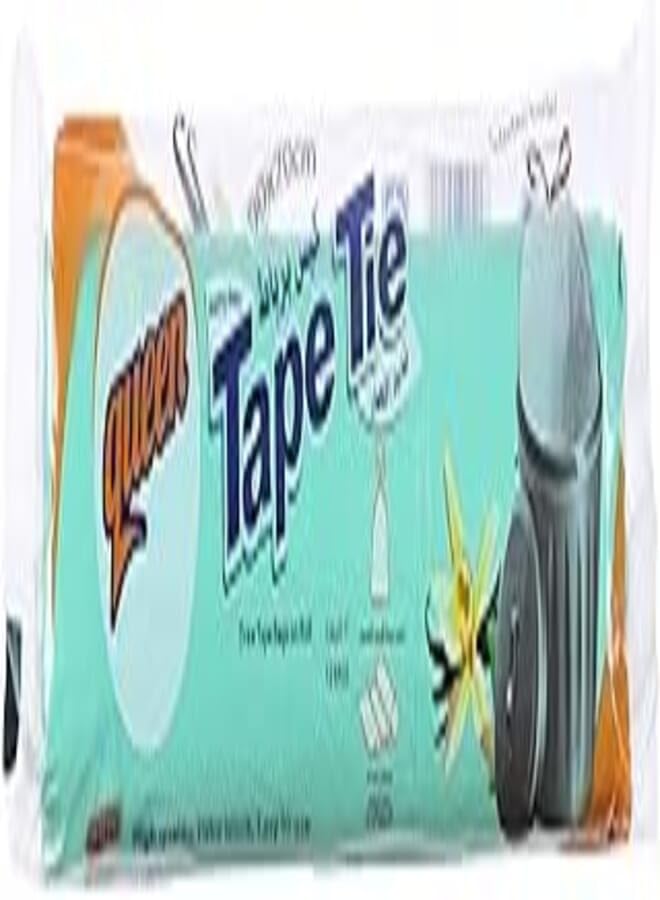 Queen tape tie vanilla-scented basket bags roll with strap - 12 bags