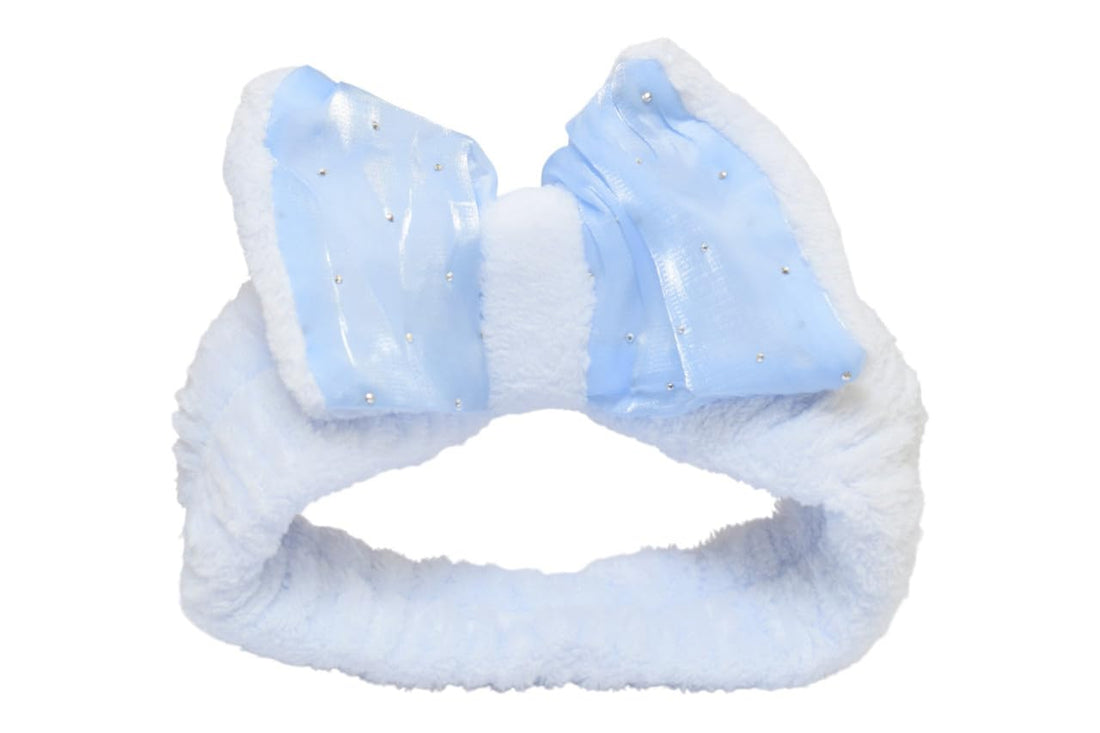 Daphne Headband With Bow Design For Girls - Light Blue