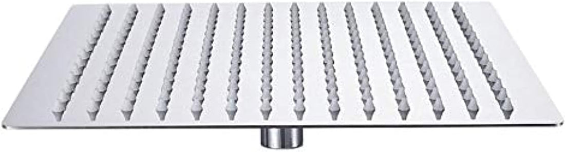 Shower heads with innovative designs for unparalleled comfort (Color : square rain shower head 20cm, Chrome)