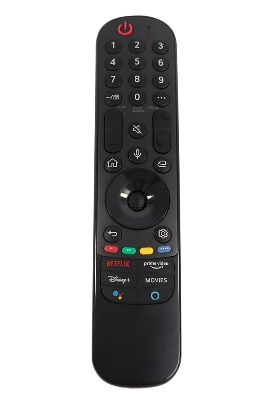 remote (AN-MR21GA Replacement for LG Smart TV A1 C1 G1 90 99 UP8770 UP8000 UP8070 NanoCell 75 80 Movies MR21GA, Black)