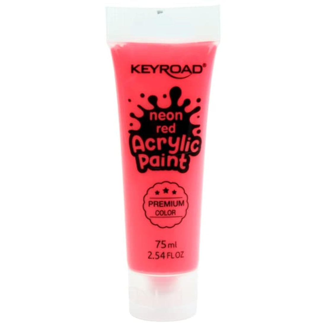 KEYROAD ACRYLIC COLOR 75 ML NEON RED MODEL KR972219