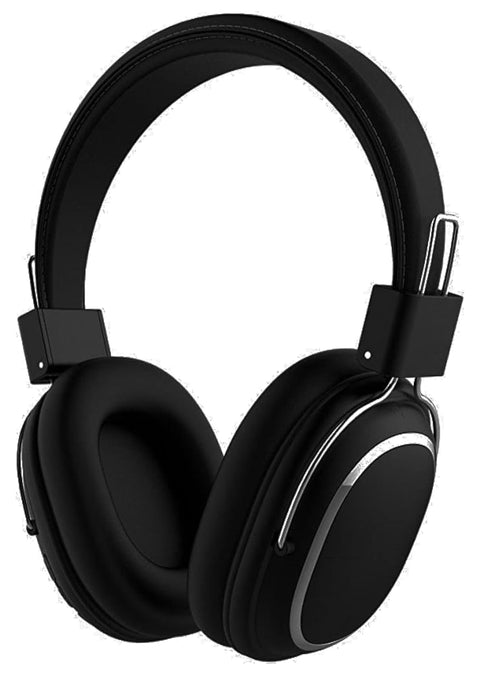 Wireless Bluetooth Over-Ear Headphones, Built-in Mic for Calls with Noise Cancelling, Pure Sound, Suitable for Walking and Sports, Compatible with All Devices, Black
