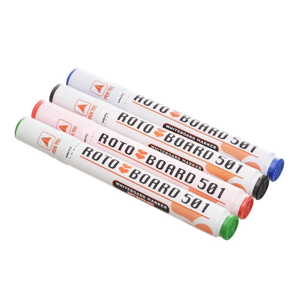 Whiteboard Marker-Roto Set, 4 Pack, Multi-Colour
