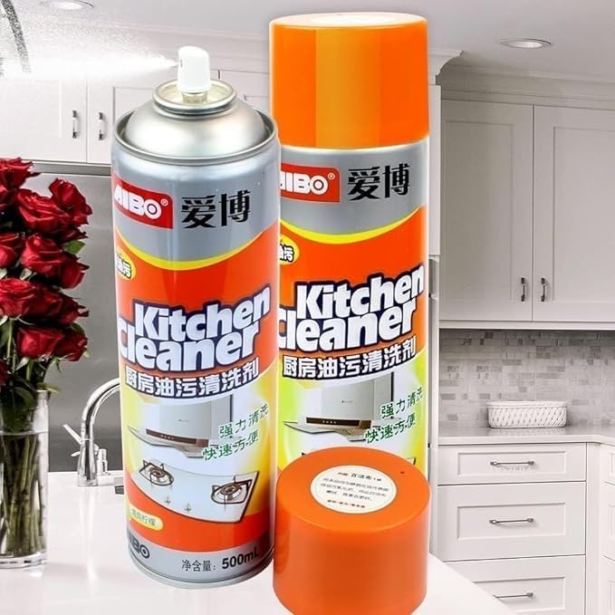 "Giant Kitchen Cleaning Foam Spray - Kitchen Cleaner: Remove Grease Easily and Efficiently! " - Generic