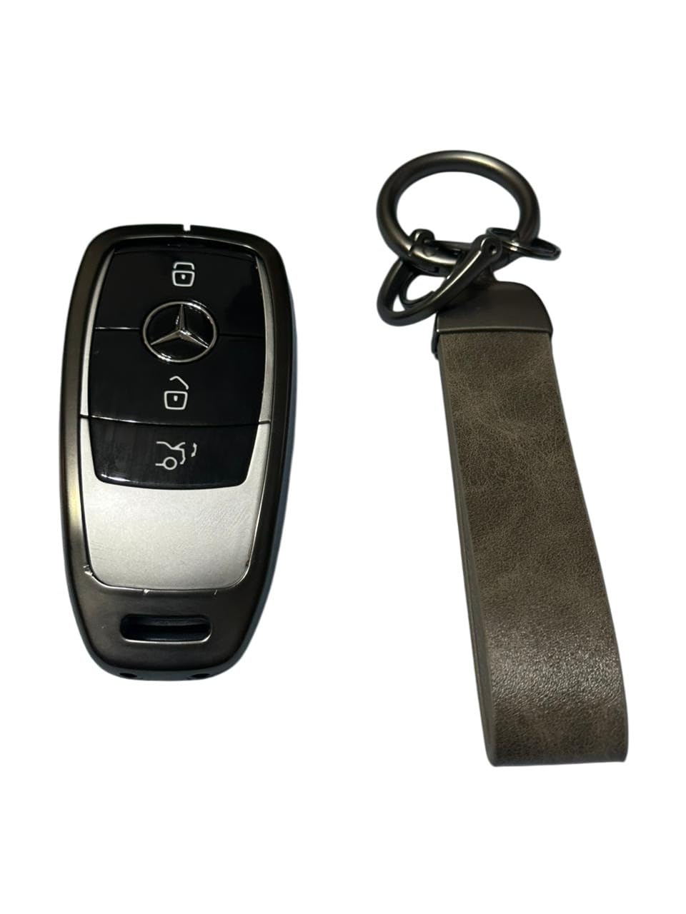 Key Case Bag compatible with Mercedes-Benz A B C E S G-Class CLA CLS EQA EQB EQC GLA GLB GLC GLE GLS Car Metal Key Shell