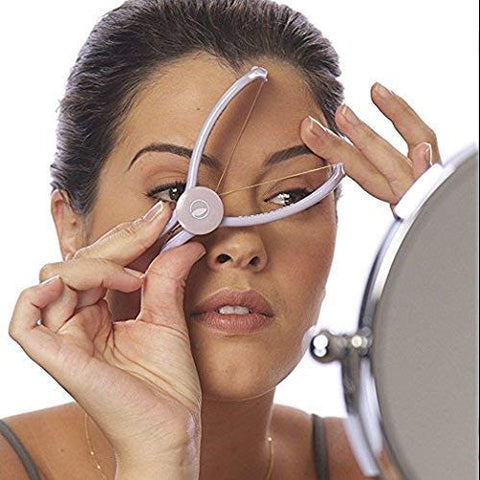 GTC® Sildne Eyebrow Body Hair Threading Epilator Women Convenient Facial Hair Remover Defeatherer Makeup Beauty Tool (278-43, Multicolour)