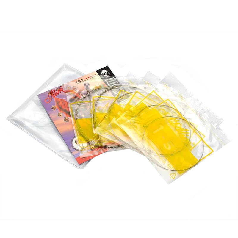 Alice (A-506) Electric Guitar Strings Set,(.009-.042) طقم اوتار اليكتريك جيتار كامل معدن مناسب لجميع الجيتارات اليكتريك