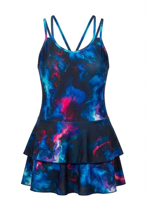Women's Swimsuit Dress - Comfortable Quick Dry Swimwear High Stretch Beach Wear DR.17