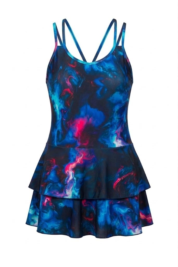 Women's Swimsuit Dress - Comfortable Quick Dry Swimwear High Stretch Beach Wear DR.17
