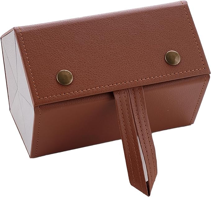 Foldable Sunglasses Organizer with 5 Slots, Leather Portable Storage Bag, Display Holder for Women Men, 47x16.5x6cm