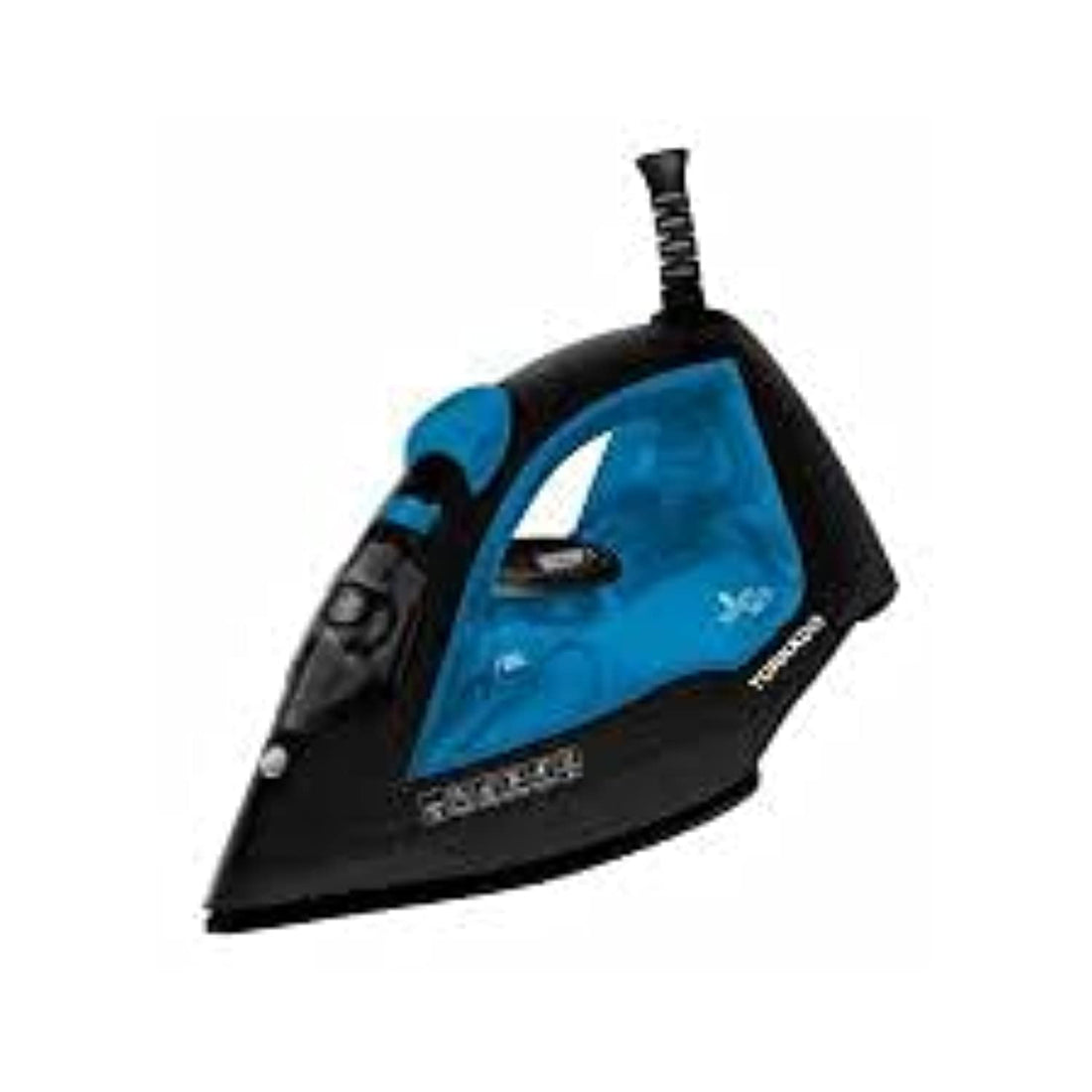 TORNADO Steam Iron 2200 Watt Ceramic Soleplate Blue - TST-2200