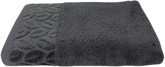 Egyptian Cotton Bath Towel from Sol Suave, 100% Cotton, Multiple Sizes and Colours, One Piece (Grey, Bath Towel (70 * 140 CM))