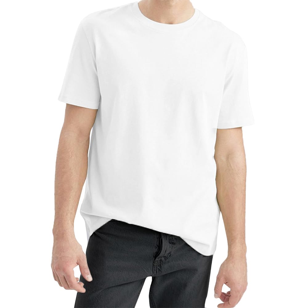 Relax Fit T-shirt For Men - Cotton - Half Sleeves Crew Neck Tee