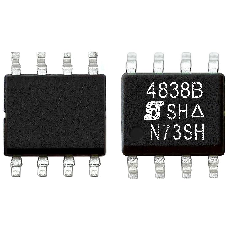 Essie Transistor 2PCS SI4838B SI4838 SI 4838B 4838 SI483 SI48 SI-4838B SI4838BDY Chipset Integrated Circuit IC - SOP 8 N-Channel MOSFET Transistor 12V