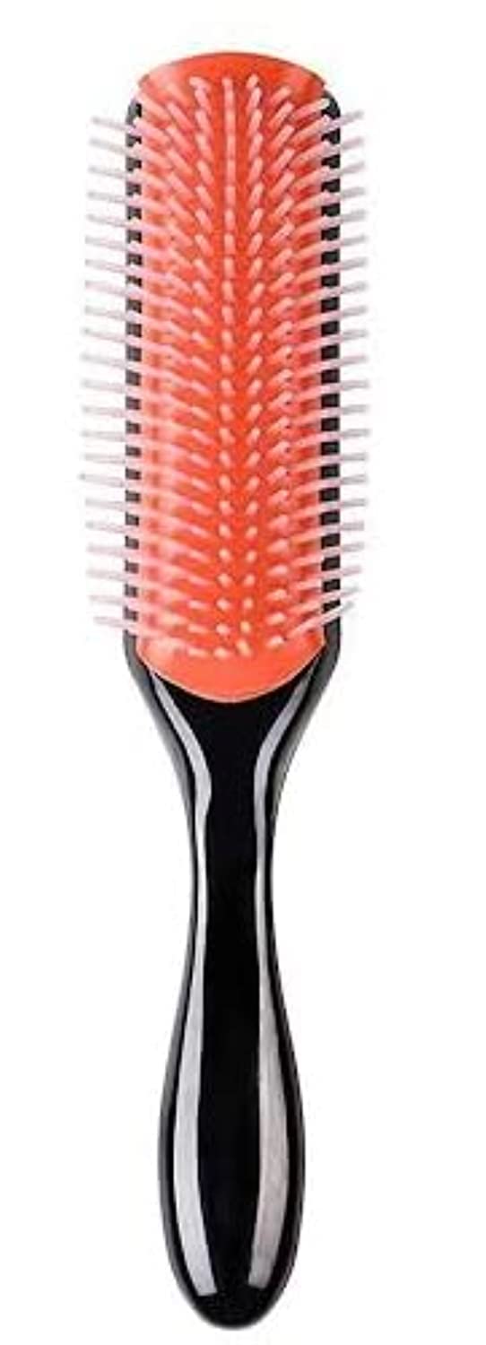 Hair Brush for Curly Hair 9 Row Classic Styling Brush for Detangling, Separating, Shaping and Defining Curls