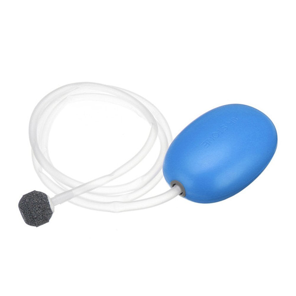 Aoile Mini Portable Aquarium Oxygen Pump Ultra Silent Air Pumps for Fish Tank,Pond,Hydroponics,Fountain (Blue)