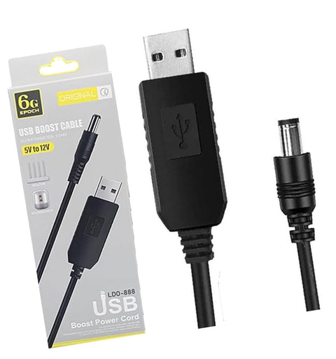 Power Bank 5V to 12V Adapter – Portable Backup Power Solution for Routers, Electronics, and Other Devices During Power Outages – by Rana Store