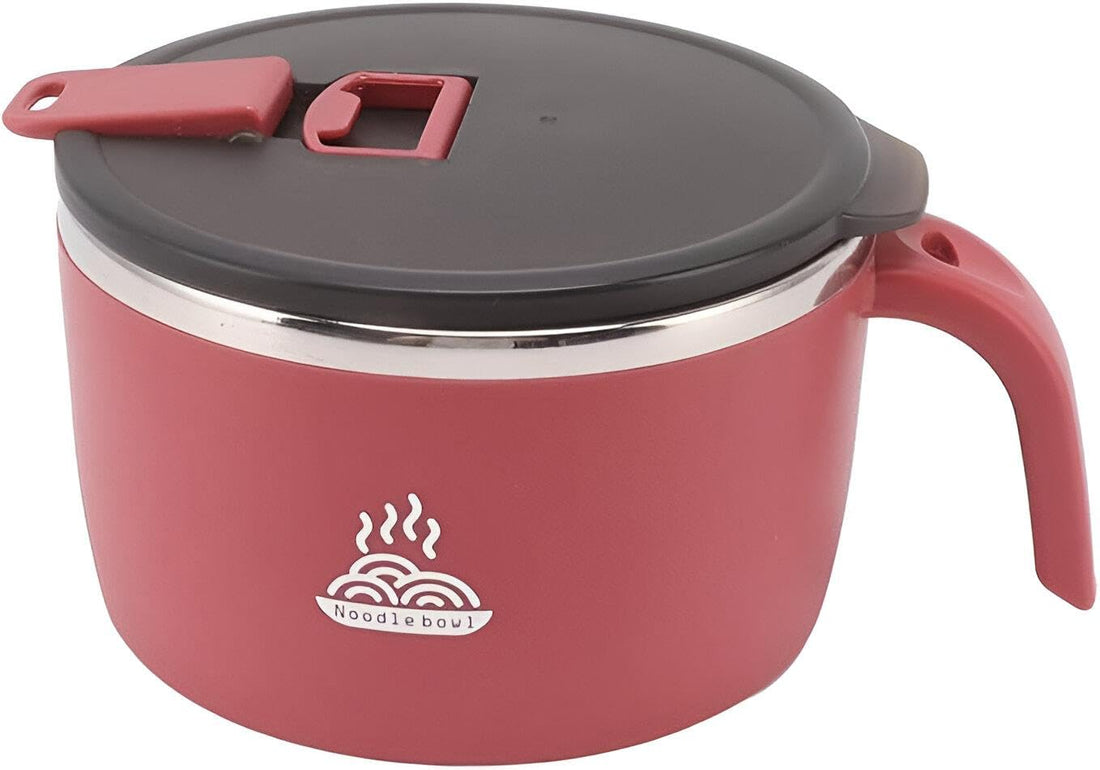 1100ml Stainless Steel Food Container with Secure Lid, Double-Walled Insulation for Hot and Cold Meals, Versatile Kitchen Utensil