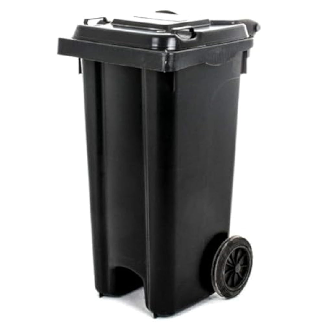 Garbage bin 120 liters black