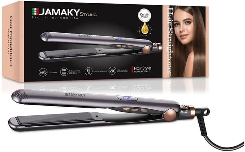 JAMAKY Italy Professional Hair Straightener with Italian technology - Aluminium Plate JPC10011