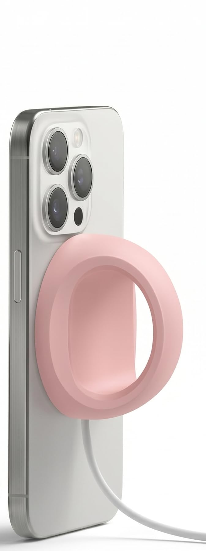 Grip Stand Compatible with MaggSafe, Pink, for Smartphones