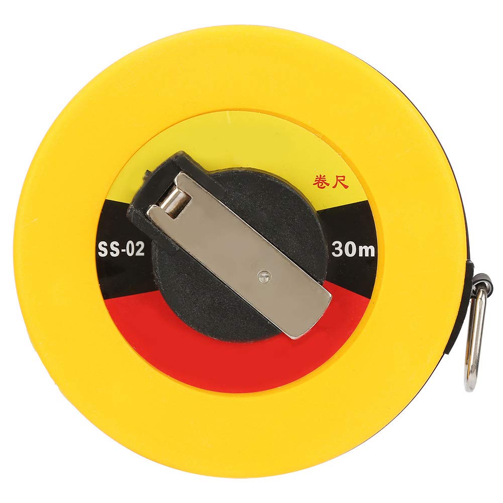 Jenngaoo Fiberglass Tape Measure, 4 Types of Measuring Site Fiberglass Tape Measure Flexible Rulers Surveying Buildings Measuring Tool for Roads, Railways, Electricity Construction (30 m/98.4 ft)