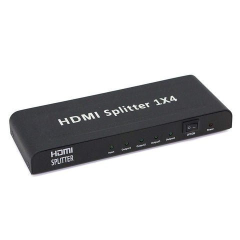 HDMI splitter 1/4 output Movcle full ultra HD 4Kx2K 1080P 1X4 port box hub, bandwidth 1.65GHzMhz (-3db) full load, interface type A 19 pin