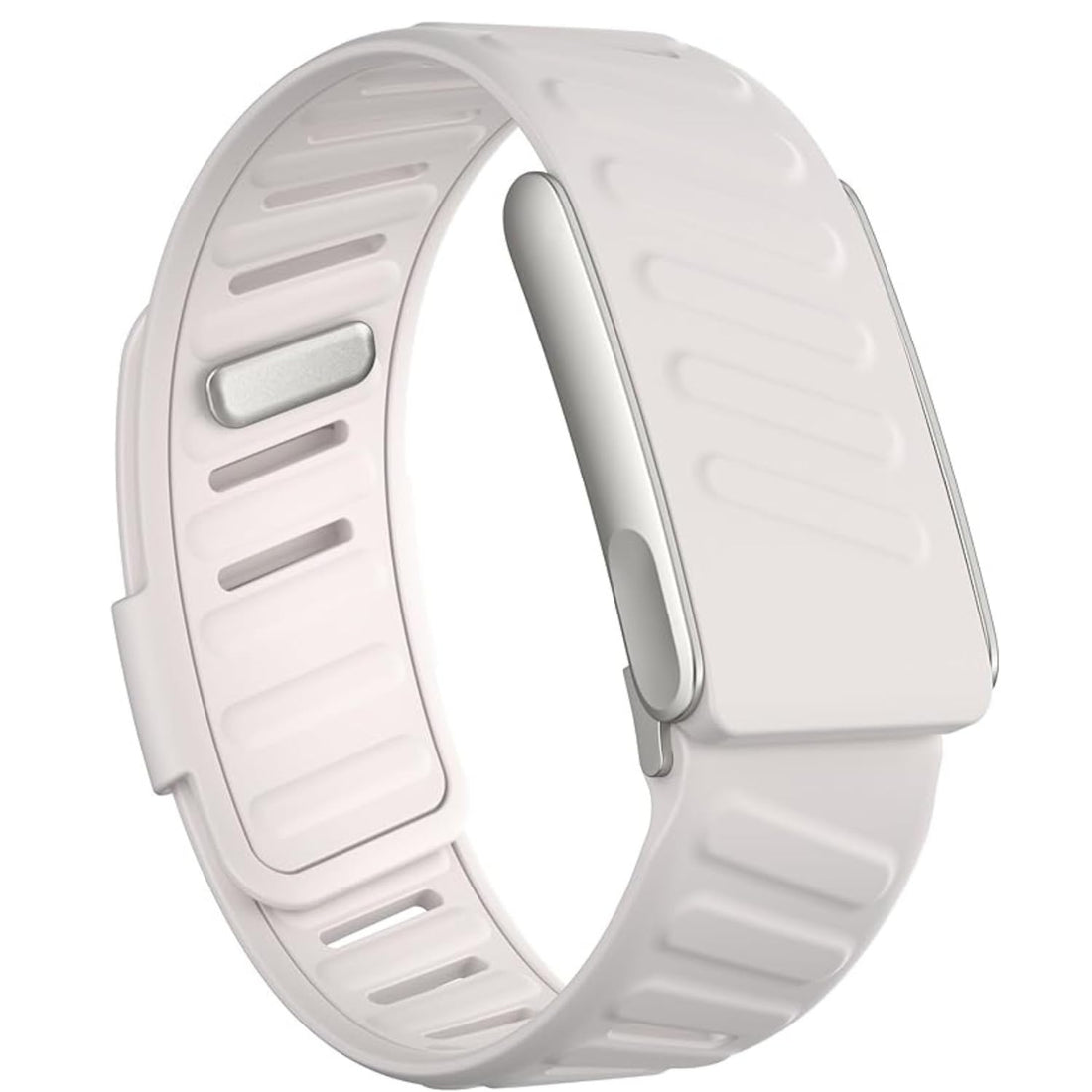 Sports Band Strap Compatible with Whoop 5.0/MG,One, Peak & Life Devices – ECG Compatiblity, Silicone Waterproof Design, Sweatproof Strap with U-Shape Silver Connector, One Size, Silicone, No