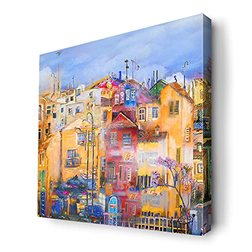 Canvas Arts for Wall, Design of Paintings of Beautiful City, Canvs25-180120