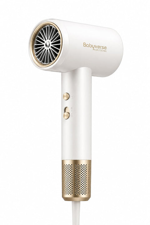 Professional Hair Dryer, 2200W, Negative Ions, Lightweight, 3 Temperature Settings, Overheat Protection, multicolour