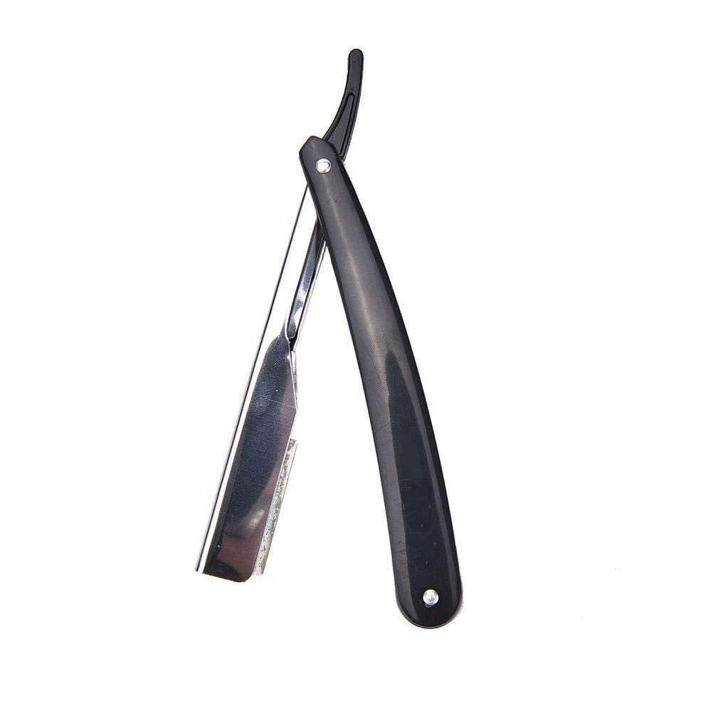 Straight Edge Stainless Steel With Plastic Handle Barber Razor Folding Shaving Shave Knife Shaver Without Blade