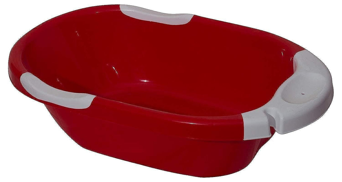 Khurshid Baby Bath Tub - Red White , 2724656241119