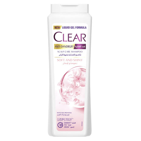 CLEAR Women's Anti Dandruff Shampoo Soft & Shiny 600ML Promo