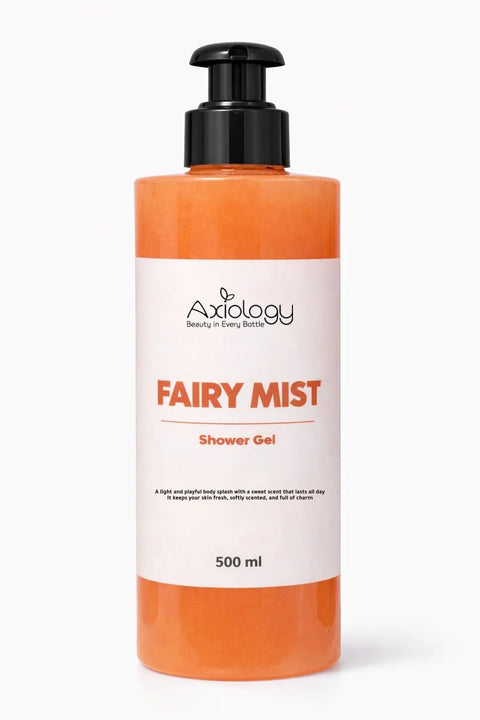 Axiology Fairy Mist Shower Gel, Refreshing and Hydrating Body Cleanser, All Skin Types, 500ml