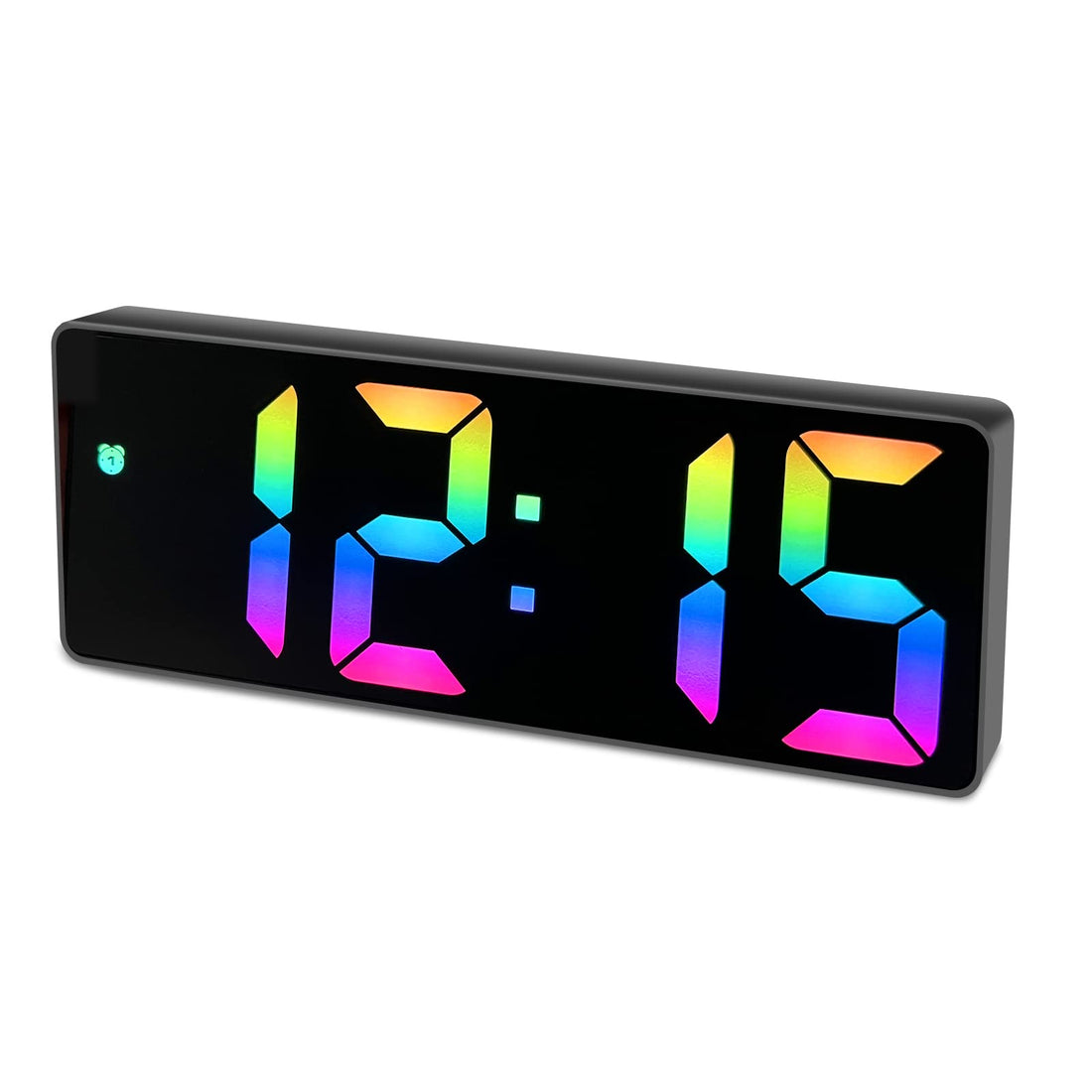 Edillas Digital Alarm Clock, LED Display with Large Number and Snooze Function, Brightness, Adjustable USB Charger or Battery Operated Alarm Clock for Bedroom, Living Room, Office