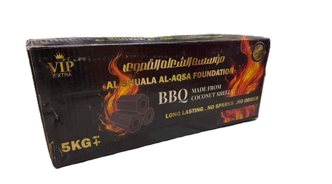 BBQ Barbecue Coal Charcoal Grill, Long Lasting, No Sparls, No Odour 5KGs - فحم شواء شوي