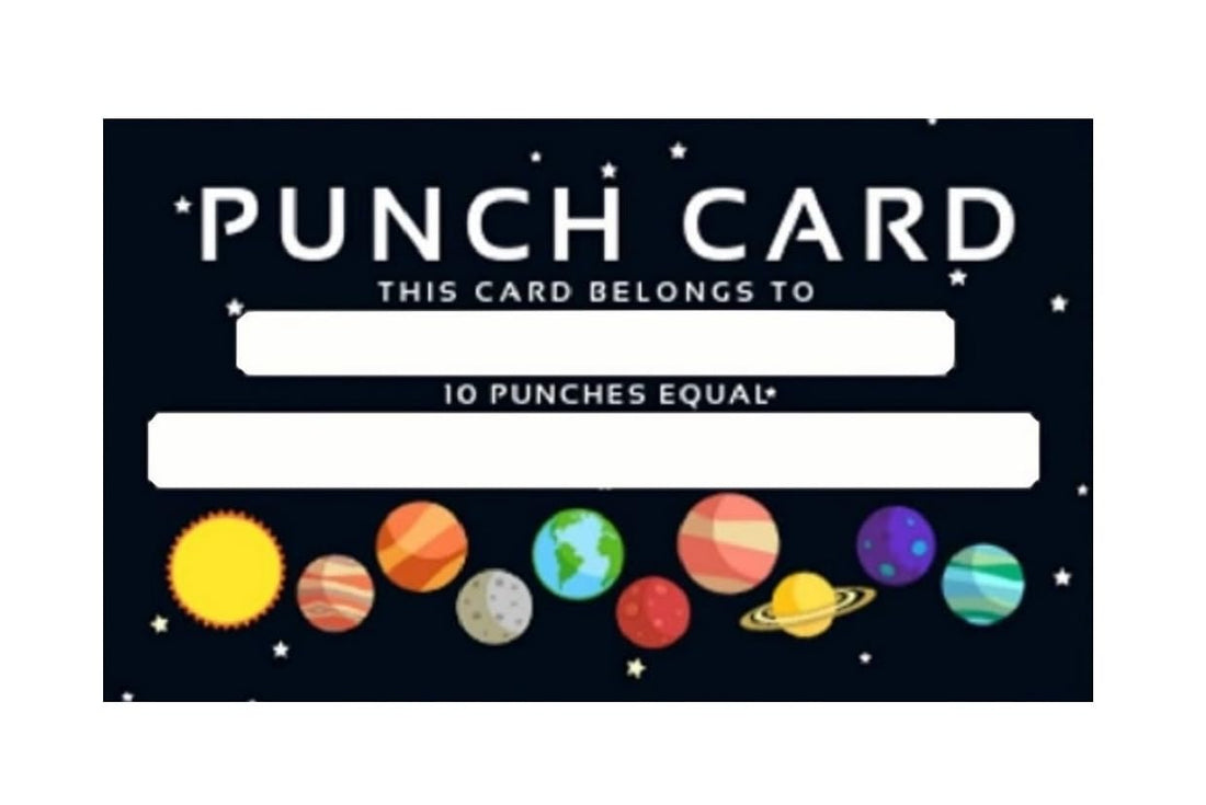 24 Punch Cards, Student Awards Loyalty Cards, Homework, Incentive Loyalty Reward Card, for Classroom Business Kids Behavior Students Teachers (24 Cards)