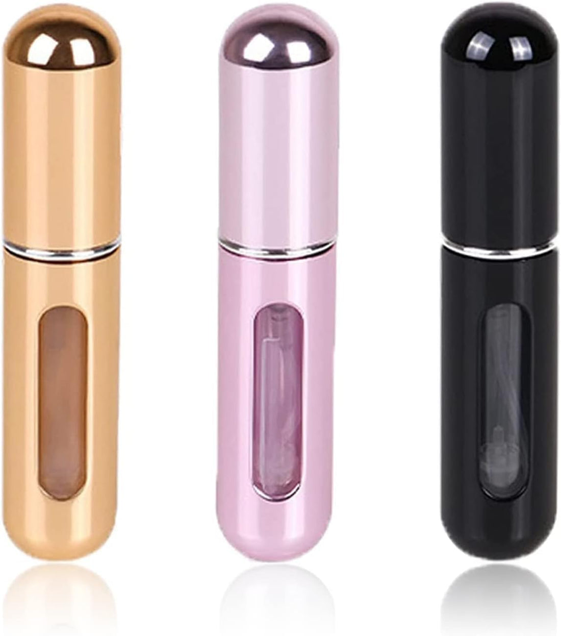 -Perfume-Portable Travel,Refillable Perfume Atomizer,Pocket Mini Atomizer Canister,Portable Spray Dispenser,Leak-proof Aroma Pump Canister,Travel Accessories 5ml-3pcs-by Rana Store