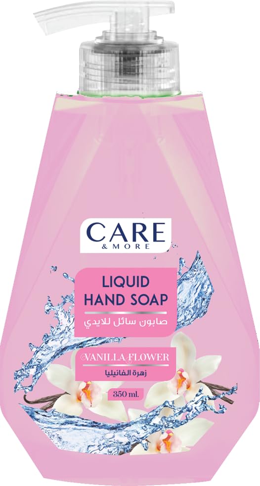Care & More Liquid Hand Soap with Vanilla Breeze Scent, 350 ml
